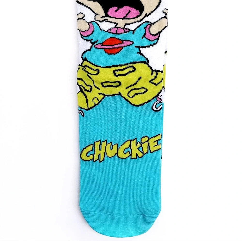 Odd Sox Rugrats Crew Socks Mens Womens Tommy Chuckie Reptar Nickelodeon 90s Gift